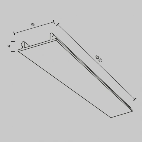 Декоративная накладка Maytoni Technical Accessories for tracks Unity TRA001DO-1B