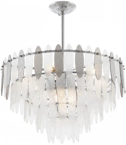 Подвесная люстра хрустальная на штанге Arte Milano Sorrento-1309 371309/9/300/580 CR (220V)