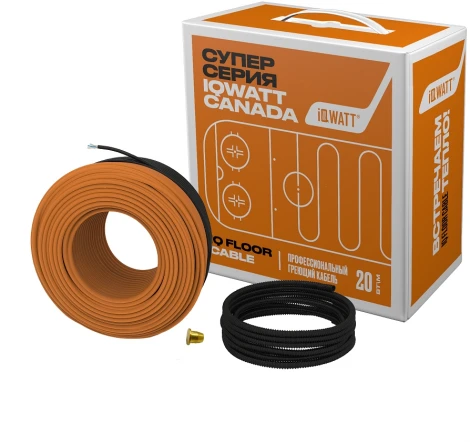 Электрический теплый пол в стяжку IQwatt IQ FLOOR CABLE - 7,5 м