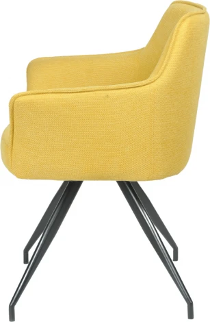 Стул обеденный Feston вращающийся желтый Stool Group арт.УТ000039045
