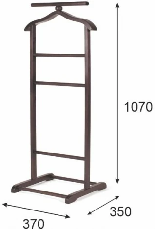 Вешалка костюмная В 6Н венге Mebelik арт.006512