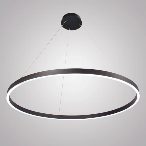 Подвесной светильник светодиодный AM Group AM520 D1000 BK (220V, на тросе, кольцо)