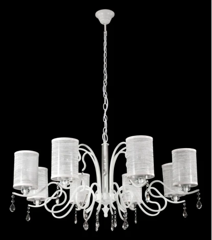 Подвесная люстра ELISA WHITE SP8 Crystal Lux
