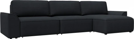 Диван угловой Лига-048 НПБ лонг Лига Диванов (Замша) арт.128504