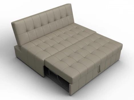 Диван прямой Лига-107 (140) (ЛДСП,Брус,Фанера,Экокожа/Бежевый) Лига Диванов 134923