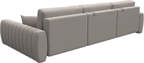 Диван угловой Лига-057 НПБ Лонг угол правый Лига Диванов (Замша) арт.129315