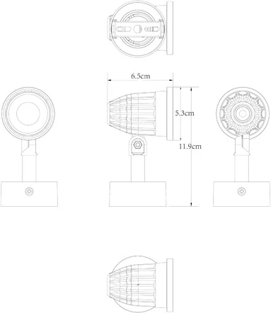 Архитектурная подсветка Arte Lamp Elsie A1127AL-1BK (LED, 220V, IP65)