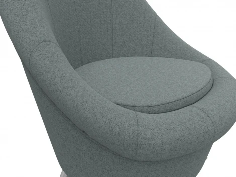 Банкетка (Серый/Рогожка) Лига Диванов арт.125820