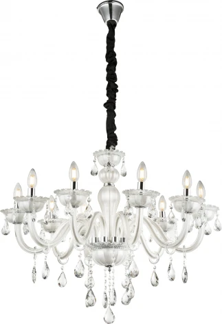 Подвесная люстра Globo Teejay 64118-10 (220V, на цепи, подсвечник, свеча)