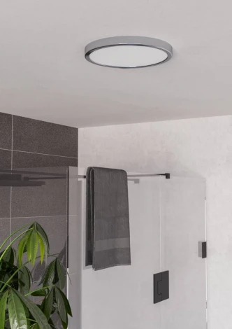 Настенно-потолочный светильник с регулировкой цветовой температуры Eglo Fueva 6 901764 14,2W(LED) 2700K, 4000K, 6500K сталь, хром, белый