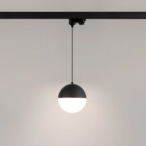 Трековый светильник светодиодный LGD-EMISFERO-TRACK-HANG-4TR-R150-11W Day4000 (BK, 170 deg, 230V) (Arlight, IP20 Металл) 035937