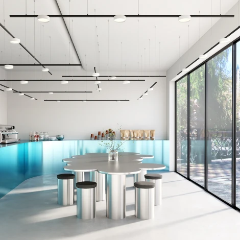 Трековый светильник магнитный 12W 24V Maytoni Zon TR189-1-12W3K-B (LED, круглые)