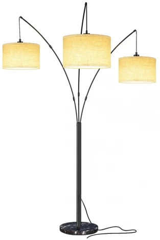 Торшер LSP-0579 (220V, выключатель, круглые, IP21)