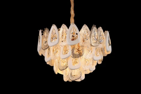 Подвесная люстра артишок Fluorite Finezza FL1092-13P (220V, на цепи)