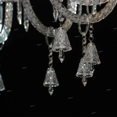 Подвесная люстра Chiaro Барселона 313012418 (220V, на цепи, подсвечник, свеча)