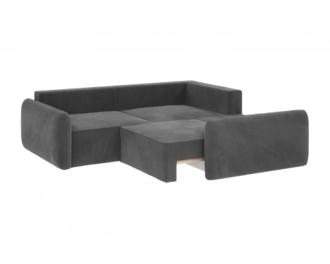 Диван угловой серый D1 Портленд AAA4156003 Premier 25