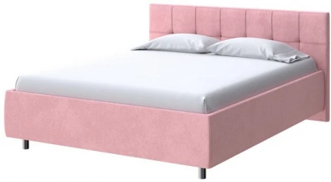 PROxSON Кровать Diamo без основания (Ткань: Велюр Casa Жемчужно-розовый) 180x200