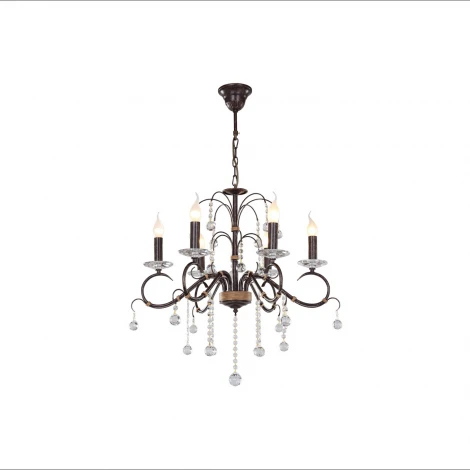 Подвесная люстра IDLamp Maura 253/6-Blackplatina