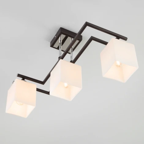 Потолочная люстра Eurosvet 70018 70018/3 хром/венге