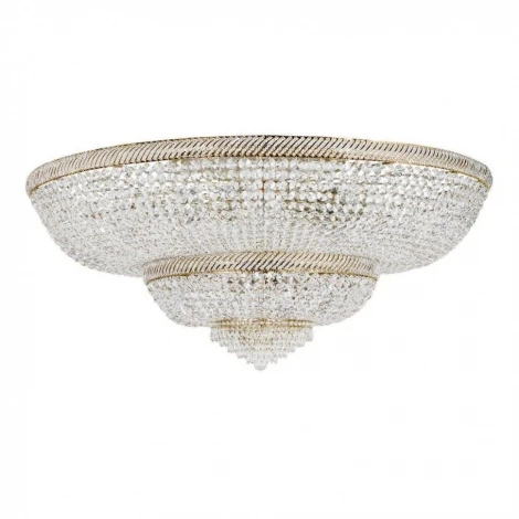 Потолочная большая люстра буше Dio D'Arte Bari E 1.2.130.100 G (220V, хрусталь)
