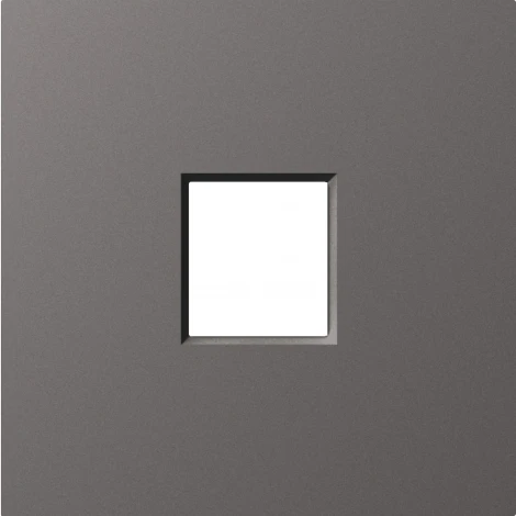 Накладка 1-я для розеток RJ45,TV,SAT, матовый титан Donel A07 DE85945