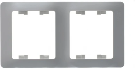 Рамка на 2 поста (перламутровый) Systeme Electric Glossa GSL000606