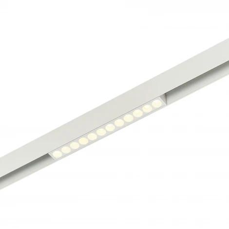 Трековый магнитный светодиодный светильник 12W 48V MyFar ФлоуПоинт MT0211-12W4K-W