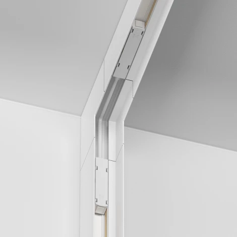 Угловой коннектор внутренний S35 накладной белый (магнитный) Maytoni Technical TRA004ICL-21W