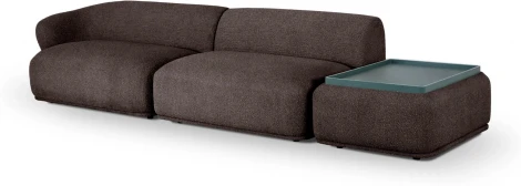 Диван Fabro ОГОГО (арт.855363), (Ткань,Букле/Коричневый)