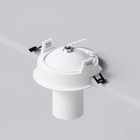 Встраиваемый светильник Maytoni Focus S C048CL-01-GU10-W (220V, круглые)