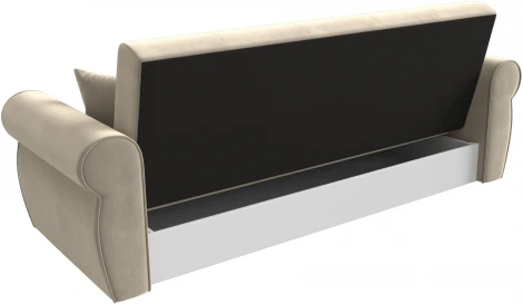 Диван-книжка Лига-019 (Бежевый/Микровельвет) Лига Диванов арт.118349