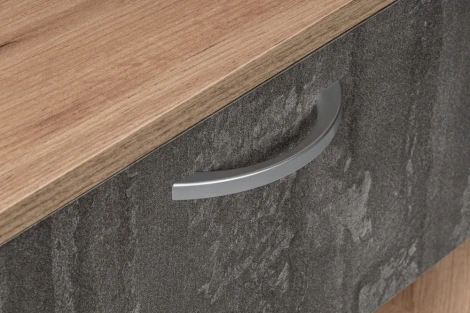 Прихожая Woodville Иннэс-3 дуб крафт золотой / камень темный