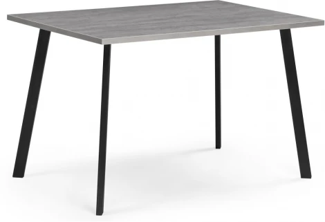Стол Notta Тринити Лофт 120х80х75 25 мм бетон / черный матовый 534914