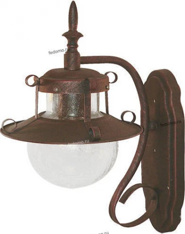 Уличный настенный светильник 1 плафон