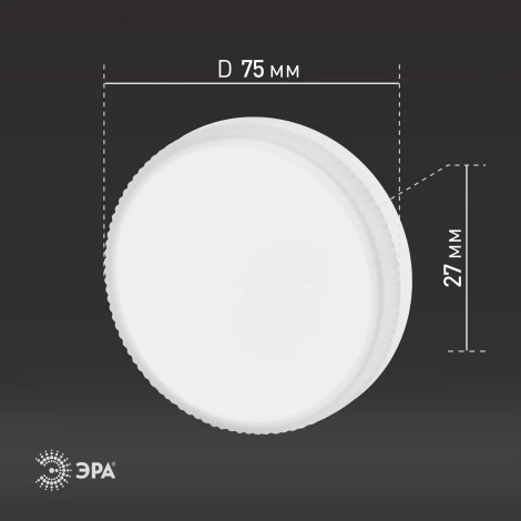 Лампочка светодиодная GX53 8W ЭРА LED GX-8W-865-GX53 R (10-PACK)