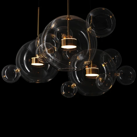 Подвесной светильник Loft IT Bolle 2027-D3 (LED, 220V, на проводе, шарики)