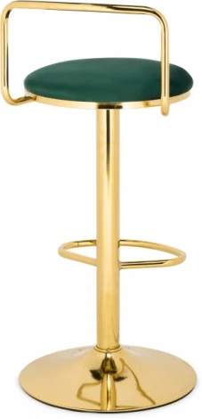 Барный стул Woodville Lusia green / gold