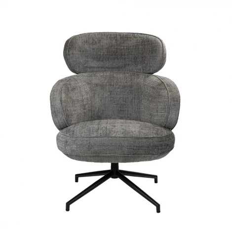 Кресло KING серый, шенилл Bradex Home FR 1074