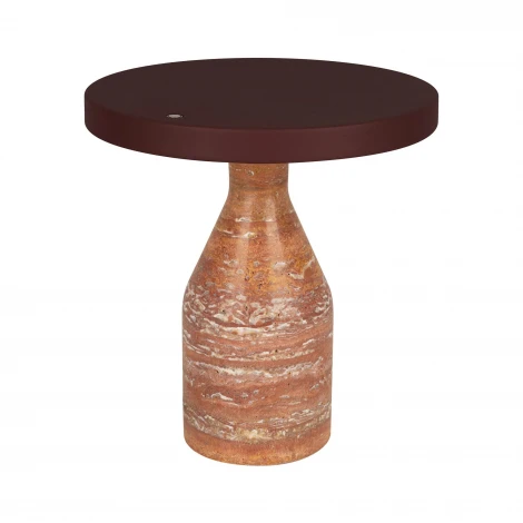 Настольная лампа SP-CROOD-TAB-R22.5x24-7W Warm3200-MIX (RD-BRG, 140 deg, 230V) (Arlight, IP20, Травертин) 061732