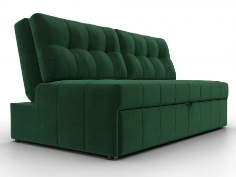 Диван прямой Лига-107 (160) (ЛДСП,Брус,Фанера,Велюр/Зеленый) Лига Диванов 134919