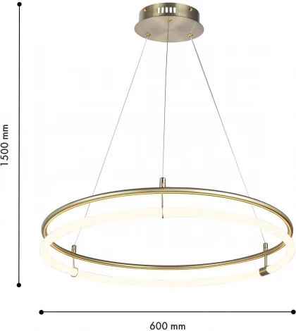 Подвесной светильник Favourite Girth 4629-6P (LED, 220V, на тросе, кольцо)
