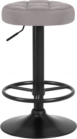Табурет барный BRUNO BLACK (серый велюр (MJ9-75))