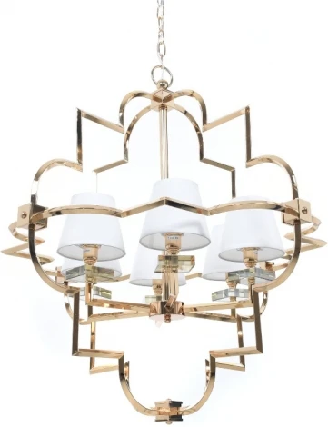 Подвесная люстра Lumina Deco Baltimore LDP 8020-6 GD+WT