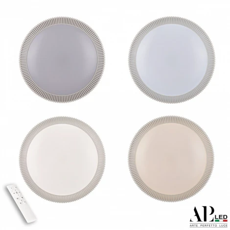 Потолочный светильник светодиодный с ПДУ APL LED Turin 3306.B230-350 White