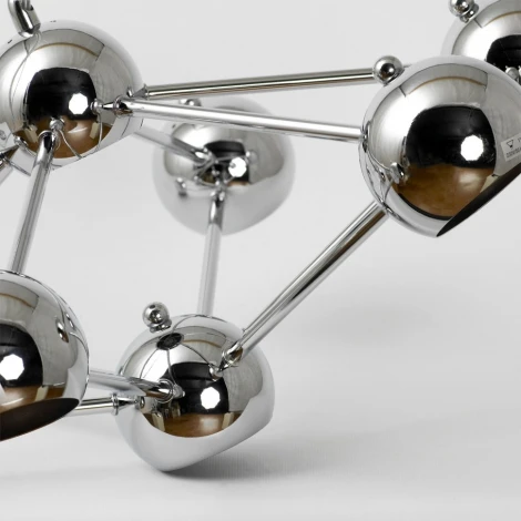 Подвесная люстра Lussole LSP-8898 (220V, на тросе, шарики, молекулы)