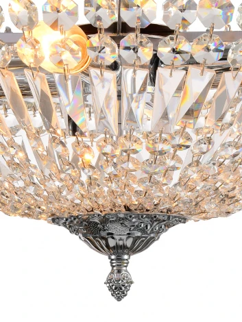 Потолочная люстра Natali Kovaltseva Rococo 81406/4C CHROME