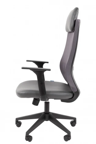 Офисное кресло Chairman 500LT Россия экокожа серый/TW-04 серый 7187913