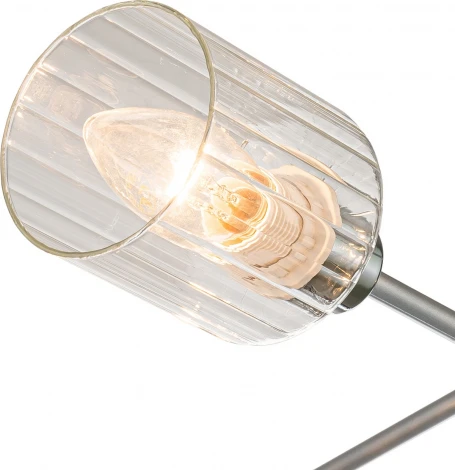 Потолочная люстра ярусная на штанге Escada Reflex 1140/6P E14*40W Silver/Chrome (220V)