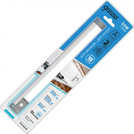 Настенно-потолочный светильник Gauss 9024531235 (LED, 220V, датчик движения)