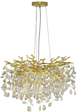 Подвесной светильник Lumina Deco Brevia LDP 8027-500 GD (220V, на тросе, листья, ветки)